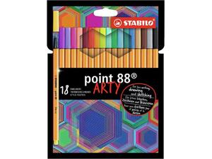 Μαρκαδόροι Stabilo Arty point 88 Fineliner σετ 18 τεμαχίων - Ανακάλυψε Μαρκαδόρους Γραφής- Ανταλλακτικά μέσα από την τεράστια γκάμα προϊόντων από το Oikonomou-shop.
